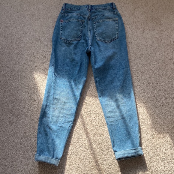 BDG Blue Mom Jeans Cuffed - Picture 7 of 7